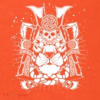 Samurai Tiger Toddler T-Shirt thumb 2