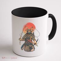 Samurai Warrior Fishing Coffee Mug thumb 1