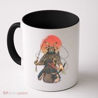 Samurai Warrior Fishing Coffee Mug thumb 0