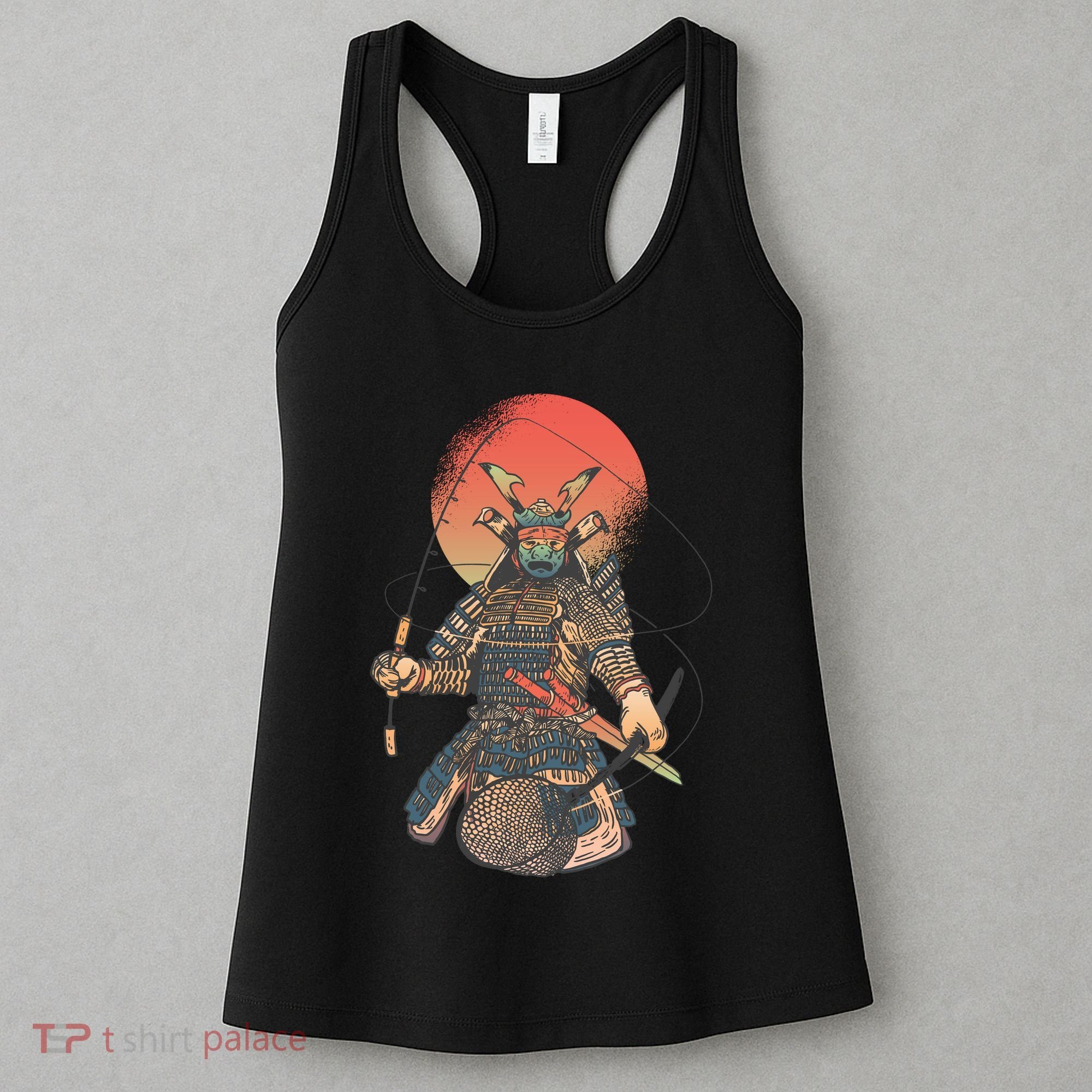 Samurai Warrior Fishing Women's Tank Top