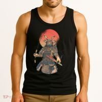 Samurai Warrior Fishing Tank Top thumb 3
