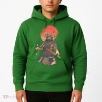 Samurai Warrior Fishing Hoodie thumb 2