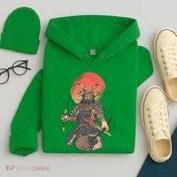 Samurai Warrior Fishing Hoodie thumb 4