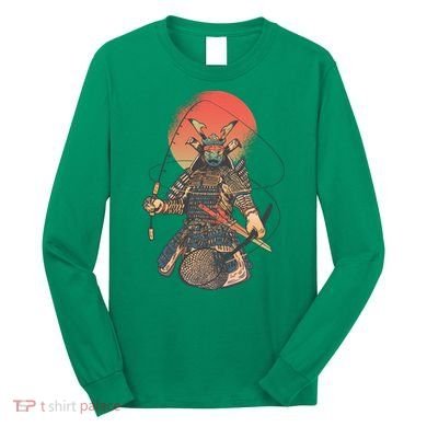 Samurai Warrior Fishing Long Sleeve Shirt