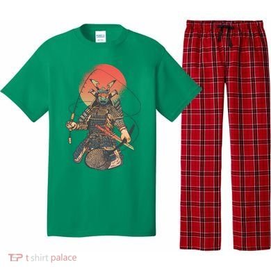 Samurai Warrior Fishing Pajama Set