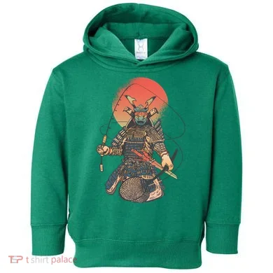 Samurai Warrior Fishing Toddler Hoodie