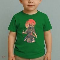Samurai Warrior Fishing Toddler T-Shirt thumb 2