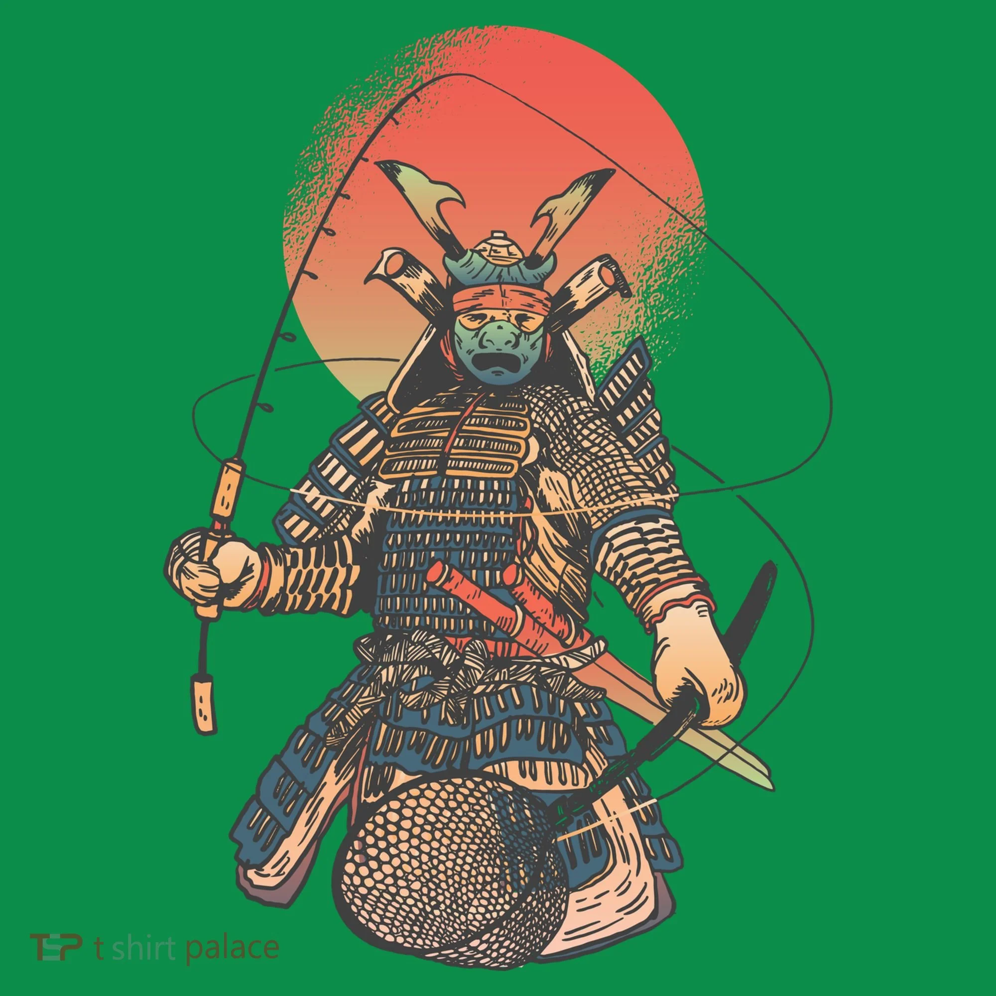 Samurai Warrior Fishing Women's Long Sleeve Shirt