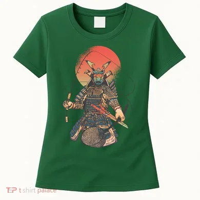 Samurai Warrior Fishing Women's T-Shirt