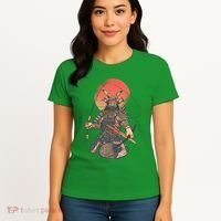 Samurai Warrior Fishing Women's T-Shirt thumb 4