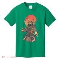 Samurai Warrior Fishing Kids T-Shirt thumb 0