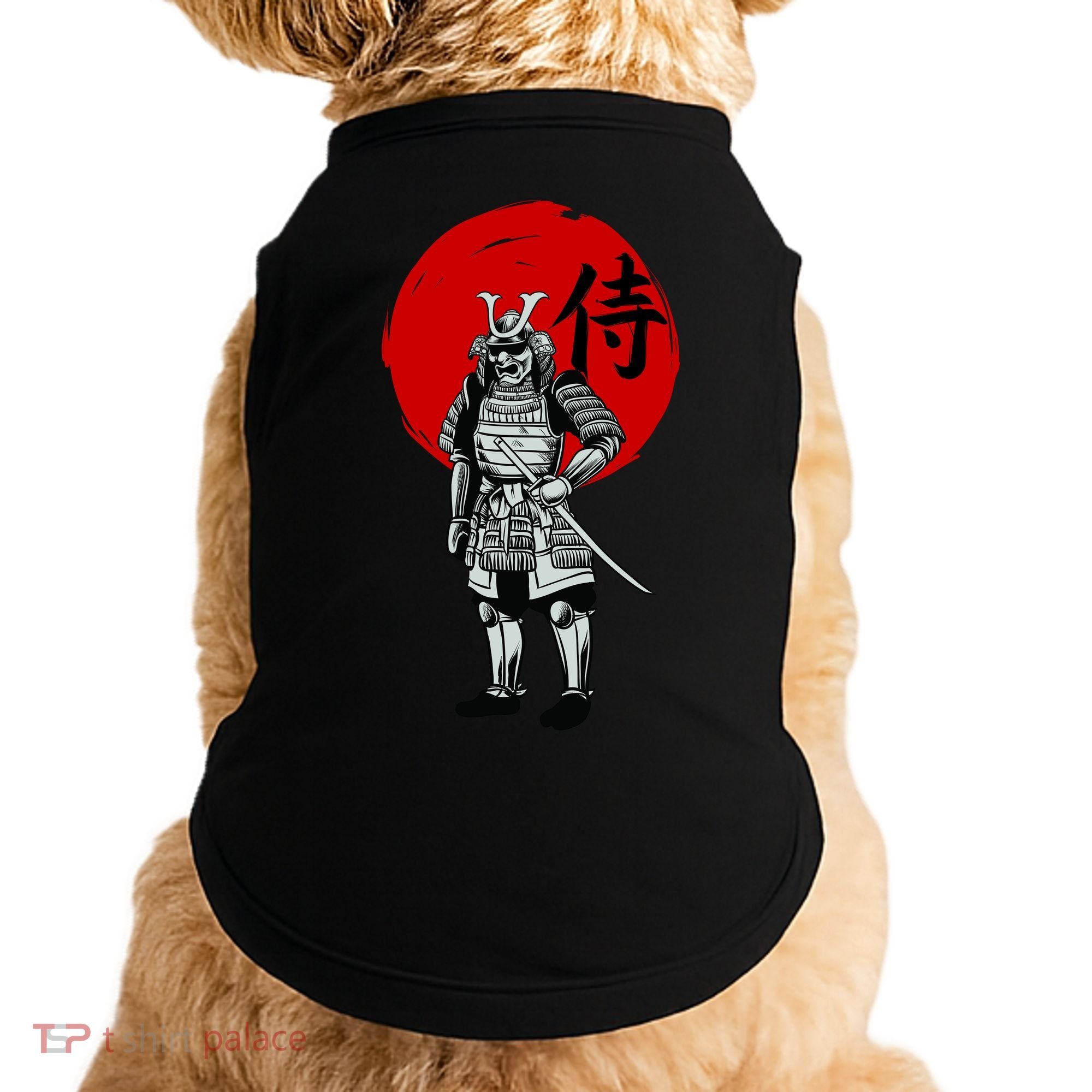 Samurai Warrior Graphic Doggie Tank