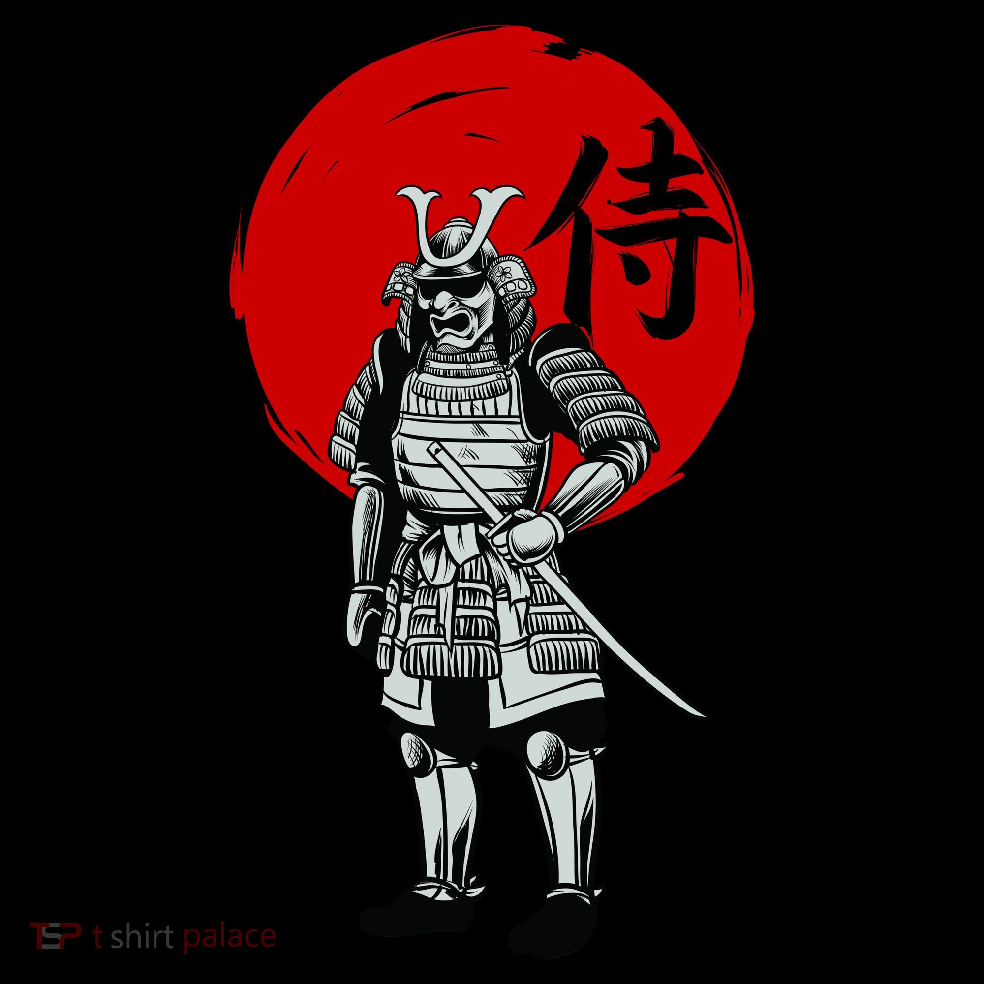 Samurai Warrior Graphic Doggie Tank