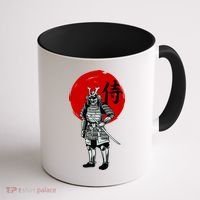Samurai Warrior Graphic Coffee Mug thumb 1