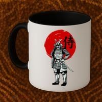 Samurai Warrior Graphic Coffee Mug thumb 2