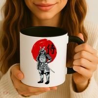 Samurai Warrior Graphic Coffee Mug thumb 3