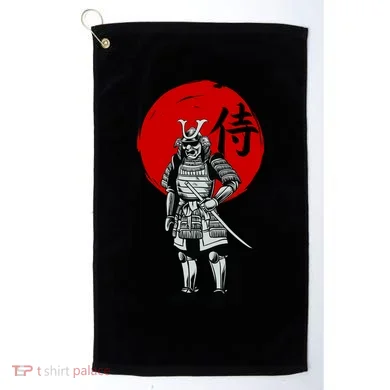 Samurai Warrior Graphic Golf Towel