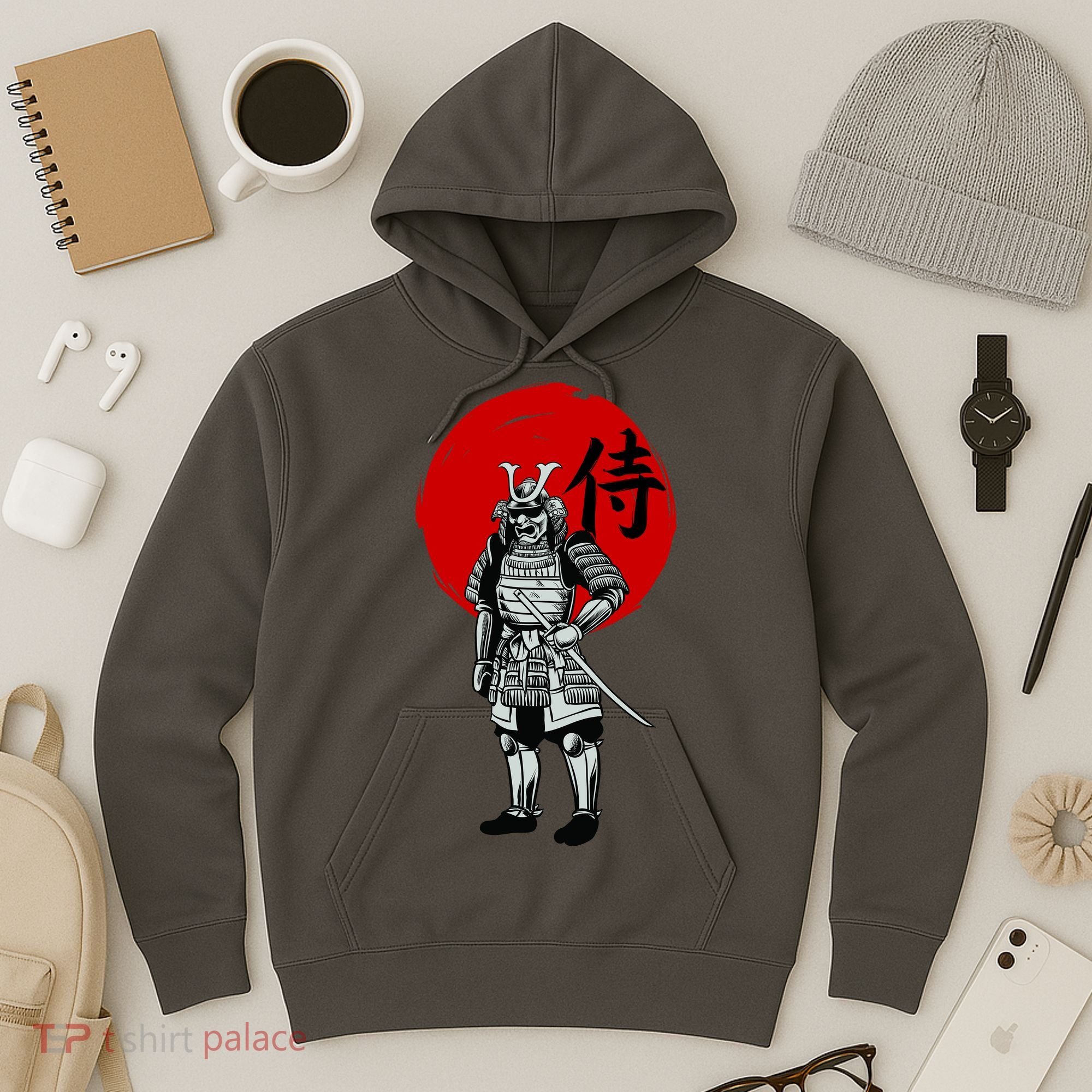 Samurai Warrior Graphic Hoodie