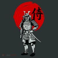 Samurai Warrior Graphic Long Sleeve Shirt thumb 2