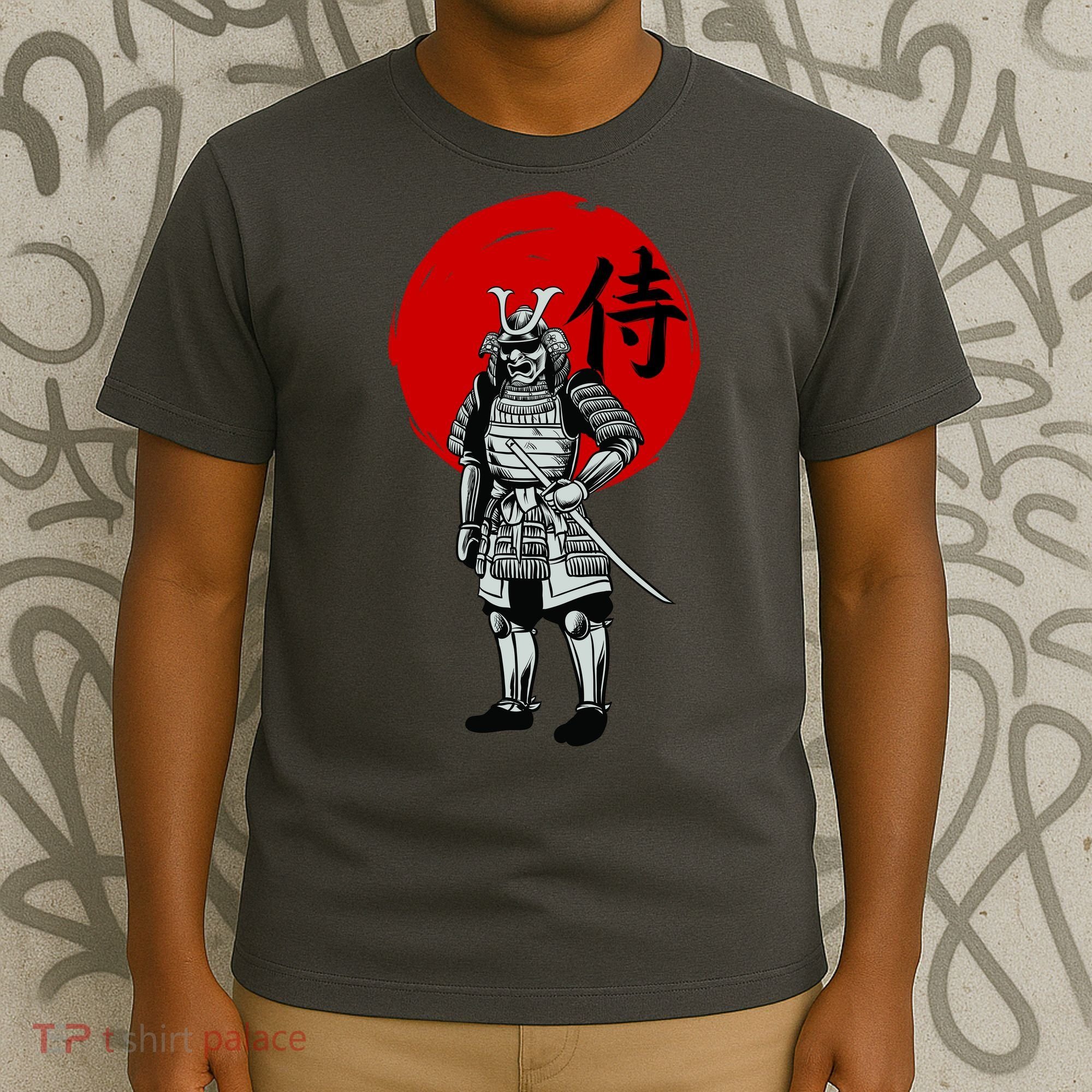 Samurai Warrior Graphic T-Shirt