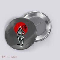 Samurai Warrior Graphic Button thumb 0