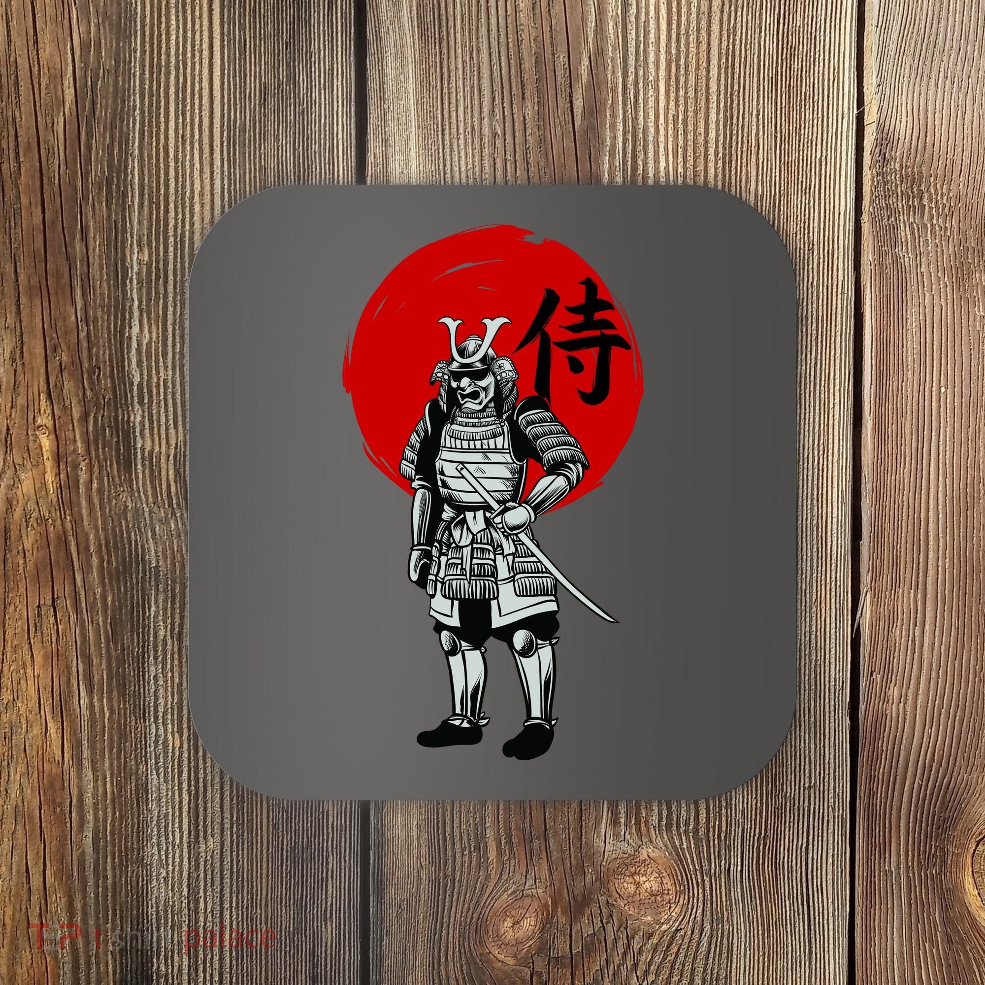 Samurai Warrior Graphic Coaster