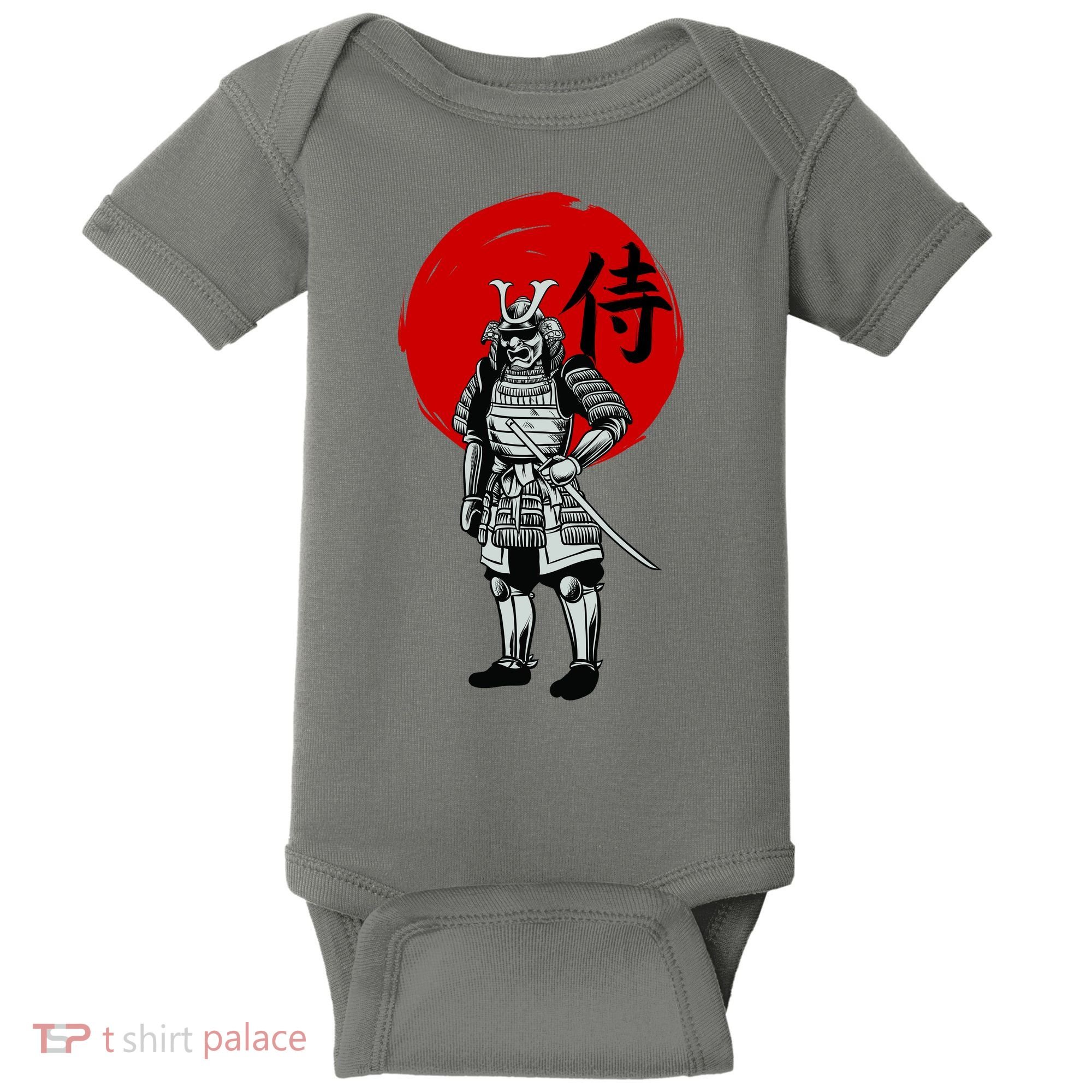 Samurai Warrior Graphic Baby Bodysuit