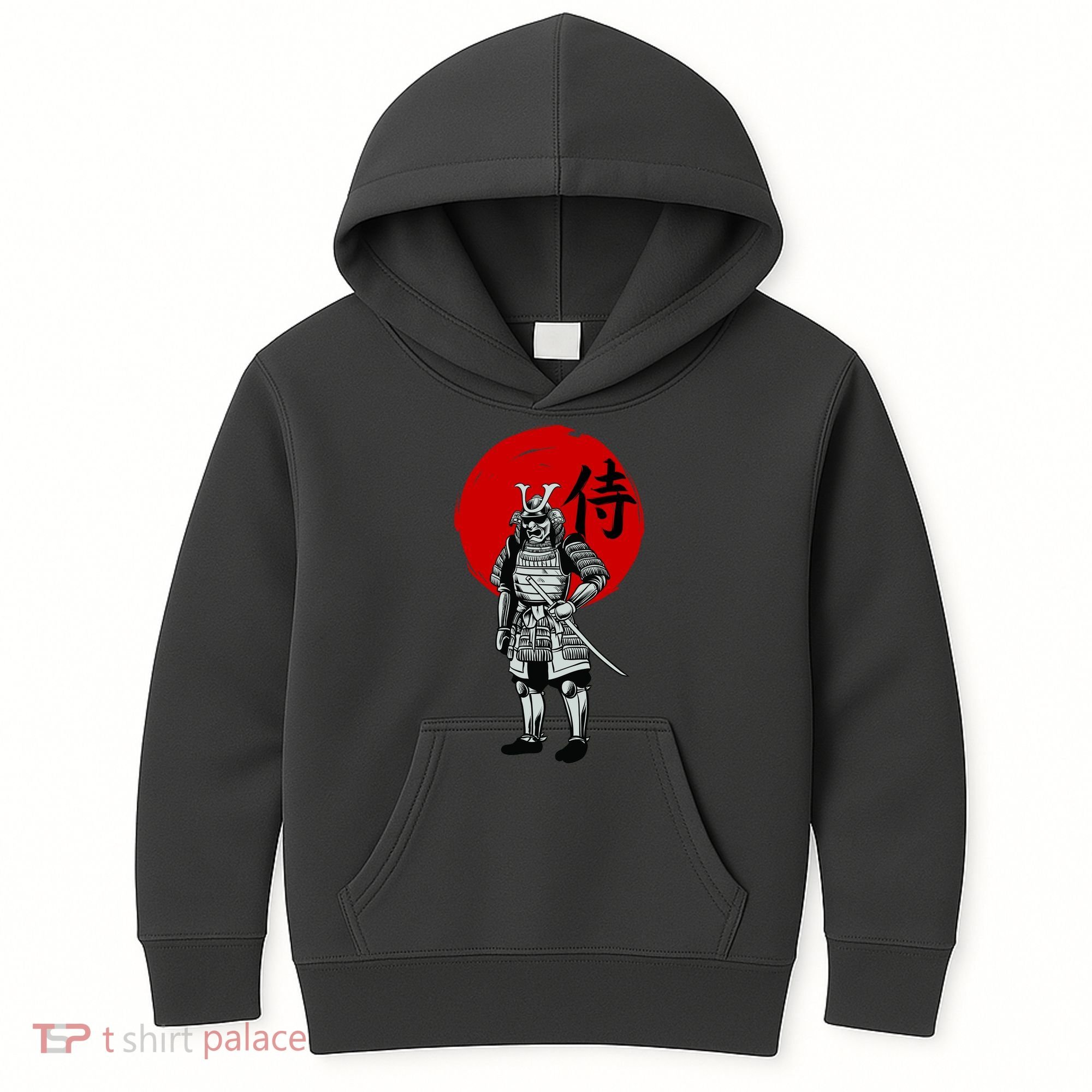 Samurai Warrior Graphic Kids Hoodie
