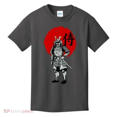 Samurai Warrior Graphic Kids T-Shirt