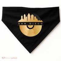 San Diego Vinyl Skyline USA-Made Doggie Bandana thumb 0