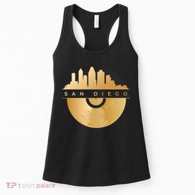 San Diego Vinyl Skyline Women's Tank Top