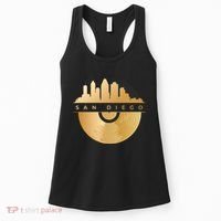 San Diego Vinyl Skyline Women's Tank Top thumb 0
