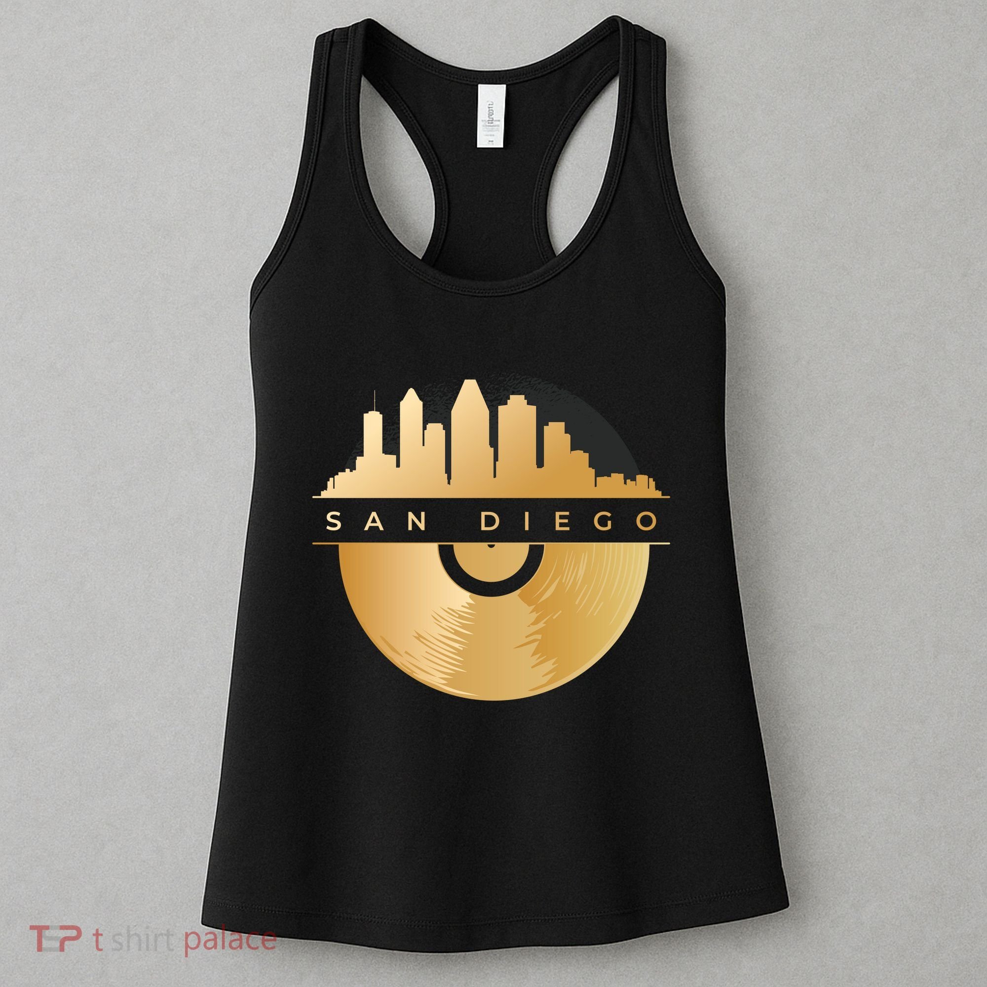 San Diego Vinyl Skyline Women's Tank Top