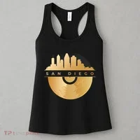 San Diego Vinyl Skyline Women's Tank Top thumb 3