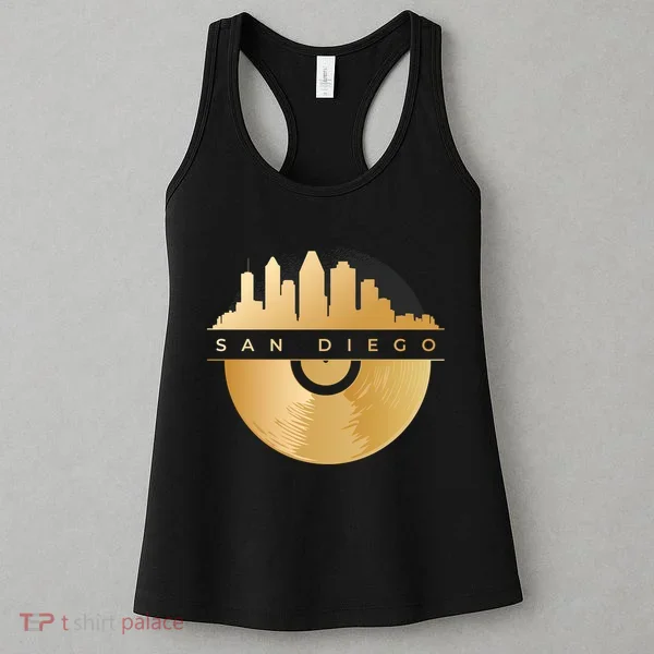 San Diego Vinyl Skyline Women's Tank Top