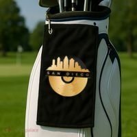 San Diego Vinyl Skyline Golf Towel thumb 2
