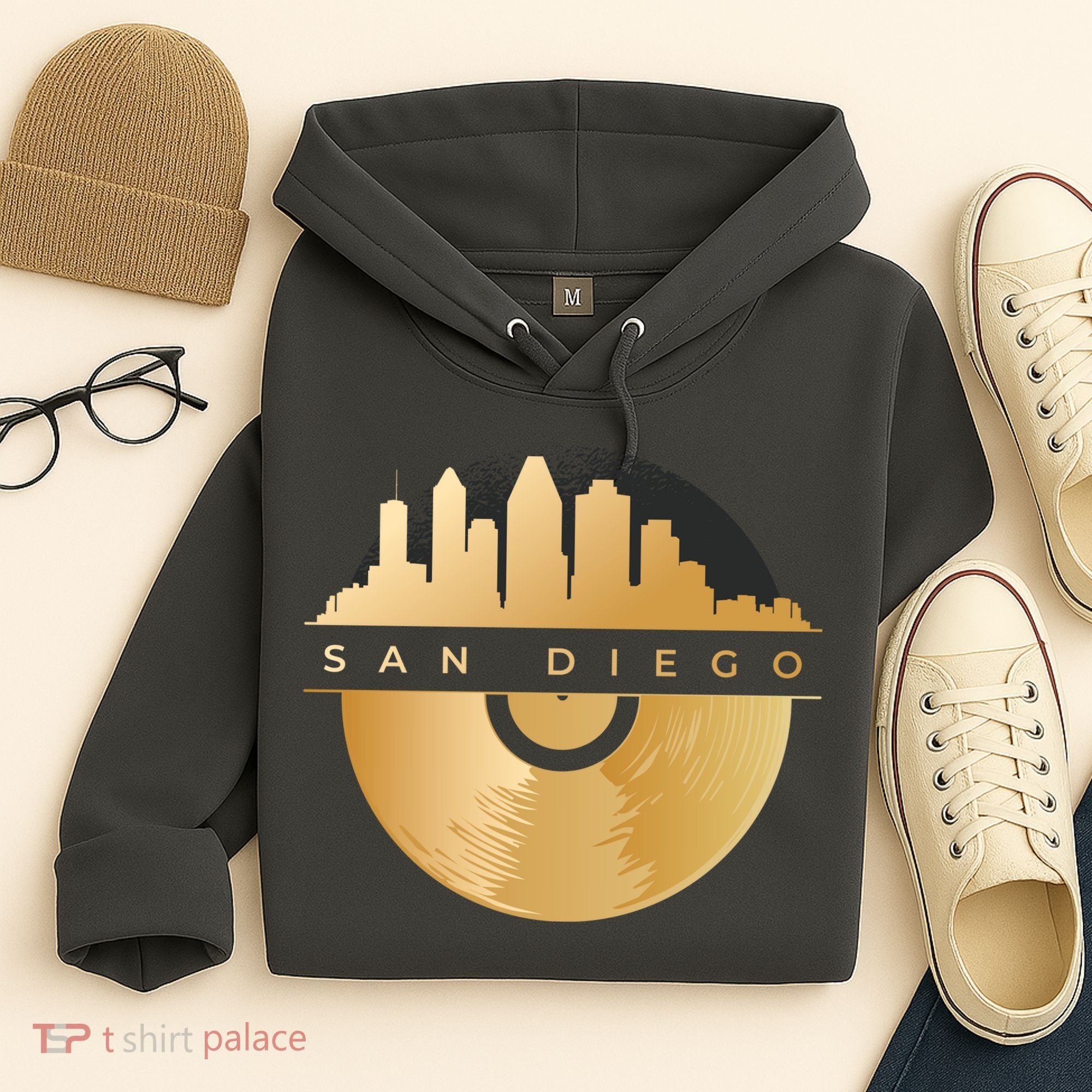 San Diego Vinyl Skyline Hoodie