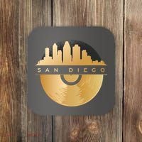 San Diego Vinyl Skyline Coaster thumb 0
