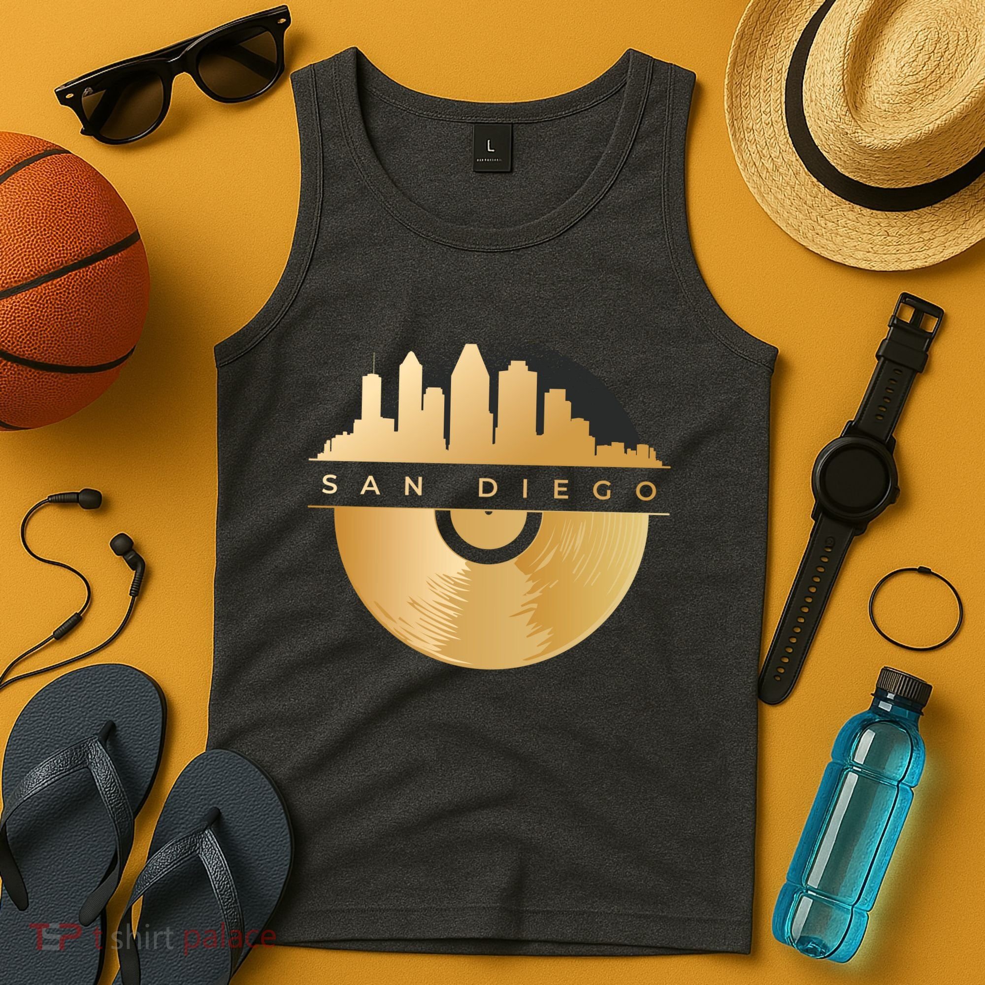 San Diego Vinyl Skyline Tank Top