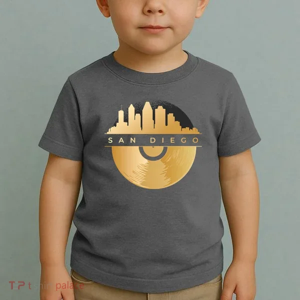 San Diego Vinyl Skyline Toddler T-Shirt
