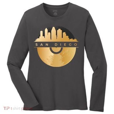 San Diego Vinyl Skyline Women's Long Sleeve Shirt