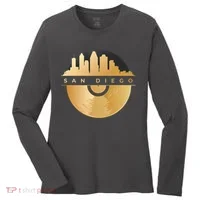 San Diego Vinyl Skyline Women's Long Sleeve Shirt thumb 0