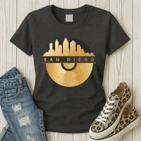 San Diego Vinyl Skyline Women's T-Shirt thumb 3