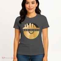 San Diego Vinyl Skyline Women's T-Shirt thumb 4