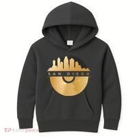 San Diego Vinyl Skyline Kids Hoodie thumb 0