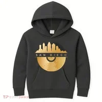 San Diego Vinyl Skyline Kids Hoodie thumb 0