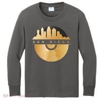 San Diego Vinyl Skyline Kids Long Sleeve Shirt thumb 0