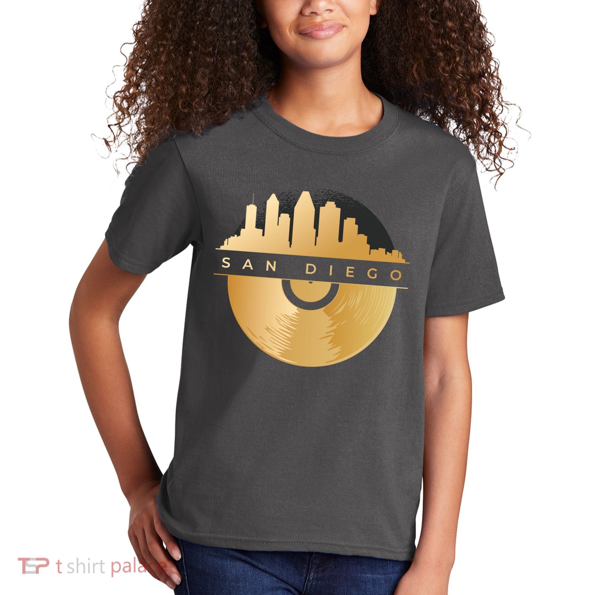 San Diego Vinyl Skyline Kids T-Shirt