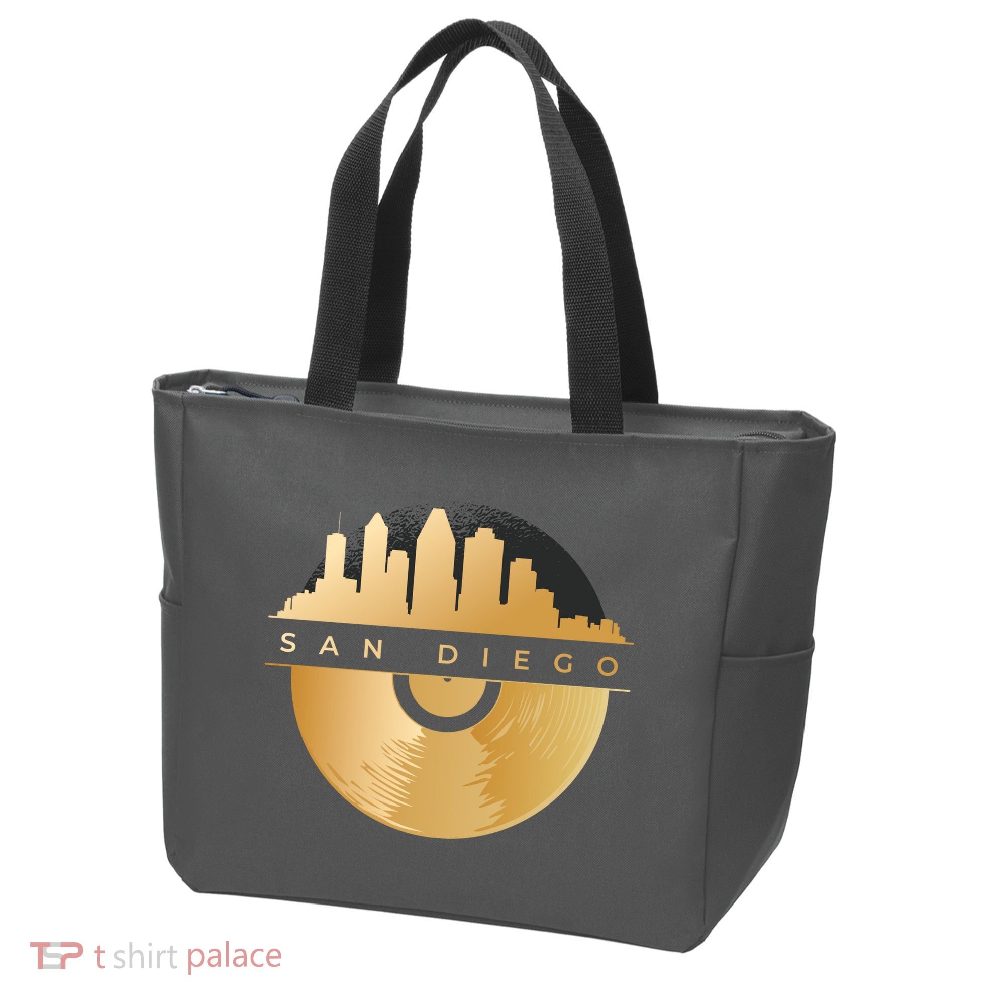 San Diego Vinyl Skyline Tote Bag