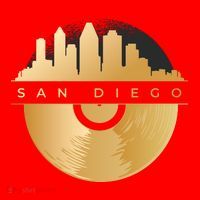 San Diego Vinyl Skyline Santa Hat thumb 1